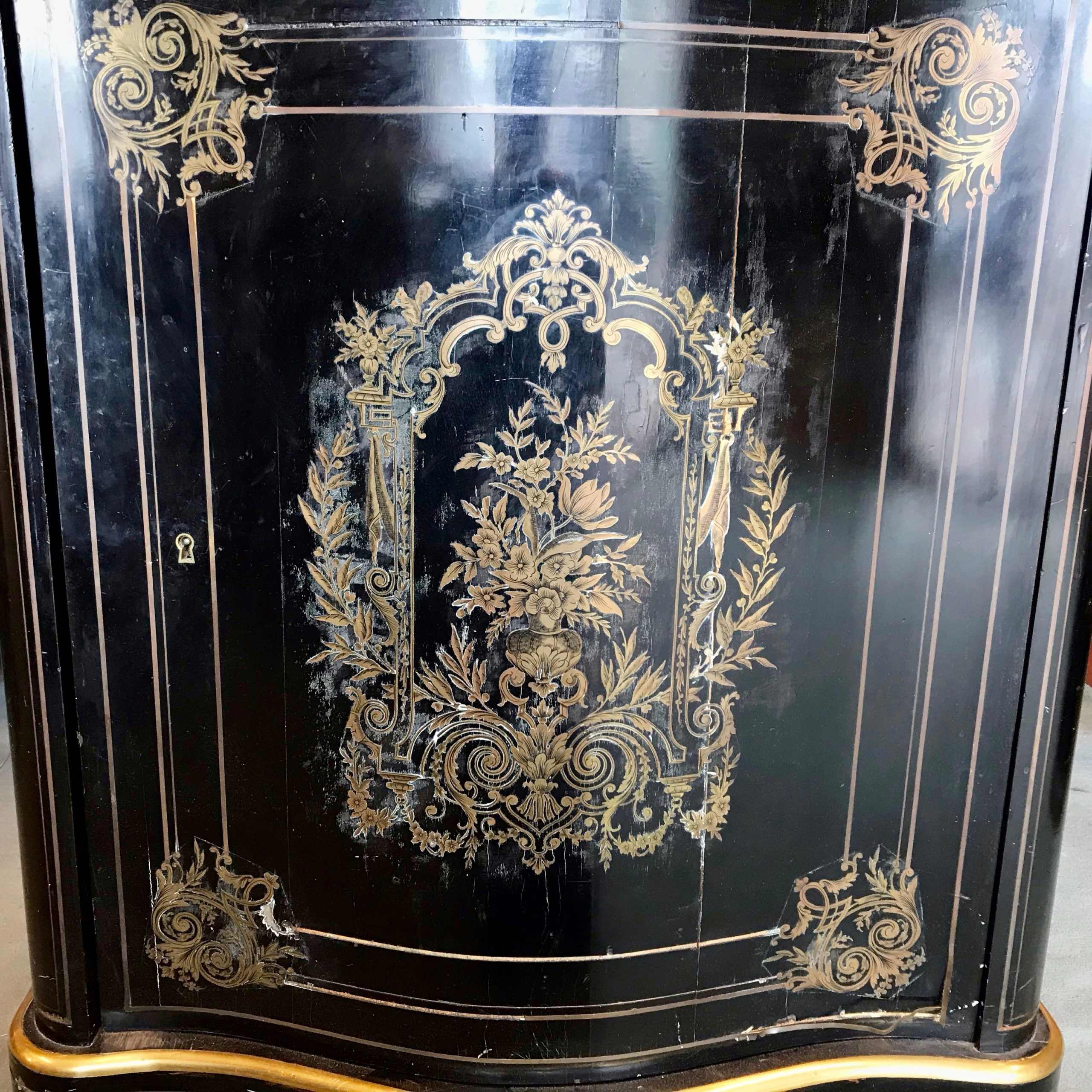 Meuble à hauteur d'appui Napoléon III - Antiquités