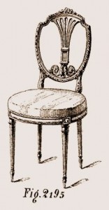chaise à Lyre Louis XVI | Atelier Patrice Bricout