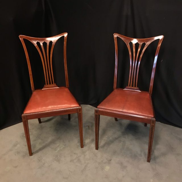 brouillon - chaises anglaises 2 scaled | Atelier Patrice Bricout Chaises acajou Chateau d’Hardelot